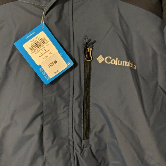 Columbia Tipton peak insulated hooded jacket large - Picture 3 of 6